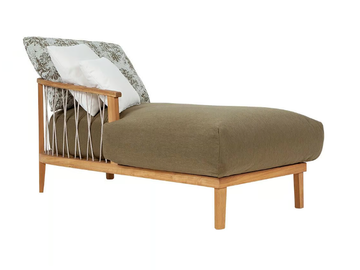 ZENIT - Upholstered fabric Garden daybed by Rever