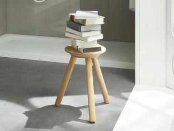 FONTE - Wooden bathroom stool by Rexa