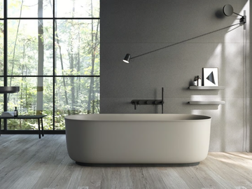 HAMMAM - Freestanding oval bathtub by Rexa