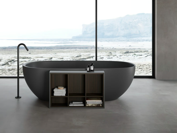 HOLE - Freestanding Shark oval bathtub by Rexa