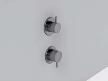 MAE - 2 hole stainless steel shower mixer with diverter by Rexa