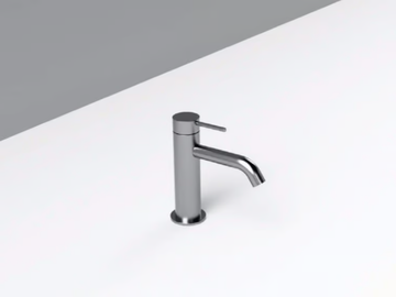 MAE - Countertop single handle stainless steel washbasin mixer by Rexa