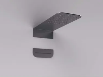 MAE - Wall-mounted stainless steel overhead shower by Rexa
