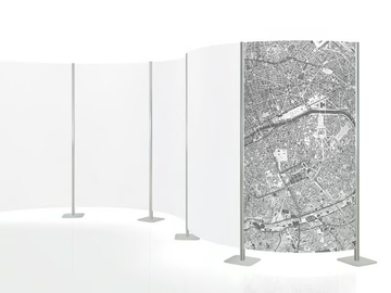 QUINTA - Modular polycarbonate office screen by REXITE