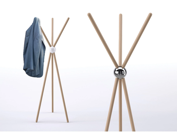 TEPEE - Solid wood coat stand by REXITE