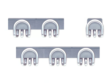 UNPOSTO DUEPOSTI TREPOSTI - Wall-mounted technopolymer coat rack by REXITE