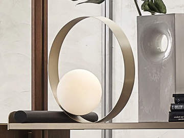 BUBBLE T - Metal table lamp by RIFLESSI