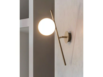 MERIDIAN A - Adjustable painted metal wall light by RIFLESSI