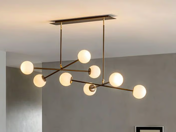MERIDIAN S8 - Painted metal pendant lamp by RIFLESSI