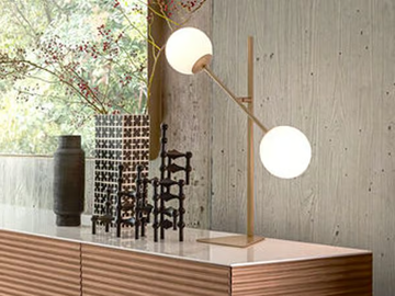 MERIDIAN T - Adjustable painted metal table lamp by RIFLESSI