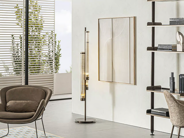 TUBE PT - Pyrex® floor lamp by RIFLESSI