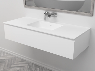 ENERGY - Single wall-mounted vanity unit with drawers by RILUXA