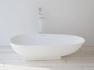 PARIS - Oval Solid Surface bathtub by RILUXA