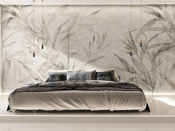 GINSENG - Wallpaper with floral pattern by Rimura