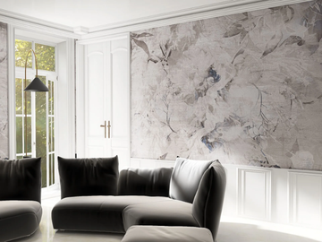 SILKY - Wallpaper with floral pattern by Rimura