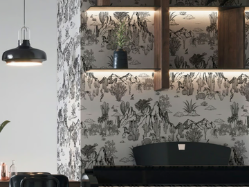 SKEMA - Motif panoramic wallpaper by Rimura
