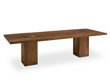BOSS EXECUTIVE - Rectangular solid wood table by Riva 1920