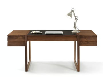 ELLE ECRIT - Rectangular made of veneered blockboard writing desk by Riva 1920
