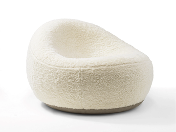 MAUI RELAX - Swivel fabric easy chair by Riva 1920