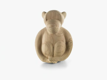 OSARU - Solid cedar wood sculpture by Riva 1920