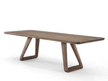 SOSPIRO TABLE - Wooden dining table by Riva 1920