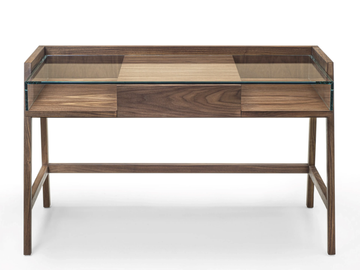 WRITING - Wooden secretary desk with drawers by Riva 1920