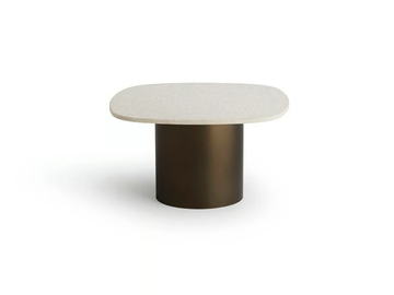 ARMÀN - Low square terrazzo garden side table by Roberti