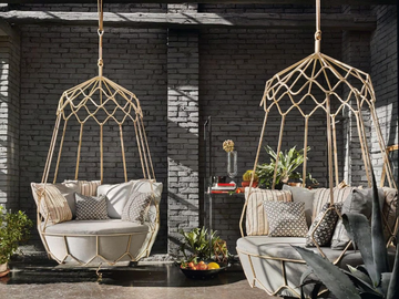 GRAVITY - Garden swing sofa by Roberti