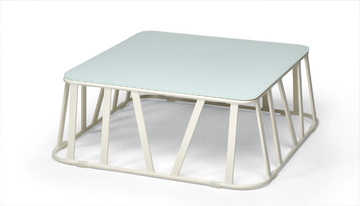HAMPTONS GRAPHICS - Aluminium coffee table by Roberti