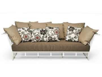 HAMPTONS GRAPHICS - Aluminium garden sofa by Roberti