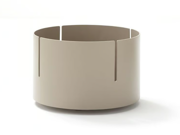 KEY WEST - Low aluminium garden vase by Roberti