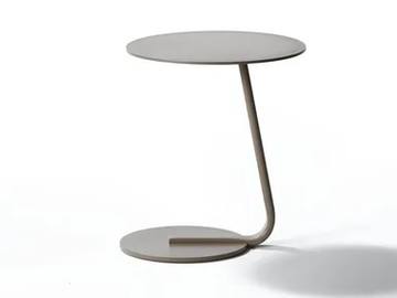 KEY WEST - Round aluminium garden side table by Roberti