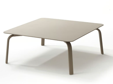 KEY WEST - Square aluminium garden side table by Roberti