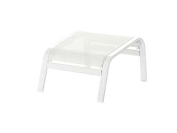 PLAYA - Rectangular Batyline® garden footstool by Roberti