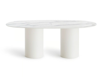 QUEEN - Oval HPL table by Roberti