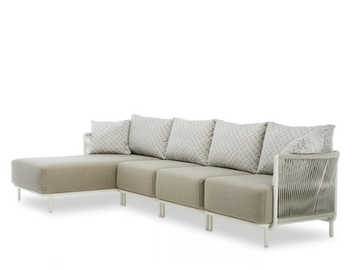 QUEEN - Sofa woven with polyester rope by Roberti