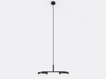 RAFAELA DUO - LED metal pendant lamp by Robin