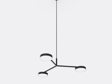 RAFAELA TRIO - Dimmable metal pendant lamp by Robin