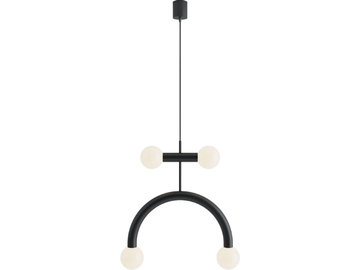 RIGOBERTA DUO CURVED - Iron pendant lamp by Robin