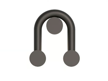RIGOBERTA INDIRECT-SUPER CURVED - LED iron wall light by Robin