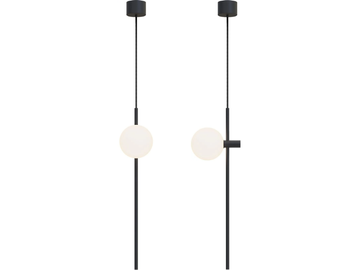 ROXANNE MONO - Opal glass pendant lamp by Robin