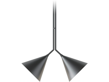 RUBI DUO - Metal pendant lamp by Robin