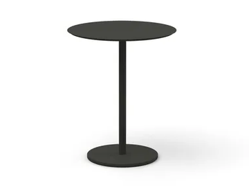 BUTTON - Round powder coated aluminium high table by RODA
