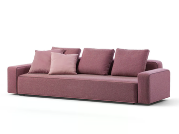 DANDY - 3 seater fabric garden sofa by RODA