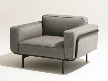 ESTENDO - Garden armchair with armrests by RODA
