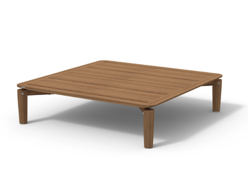 LEVANTE 012 - Square low teak garden side table by RODA