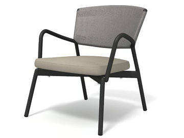 PIPER 027 - Upholstered easy chair with armrests by RODA