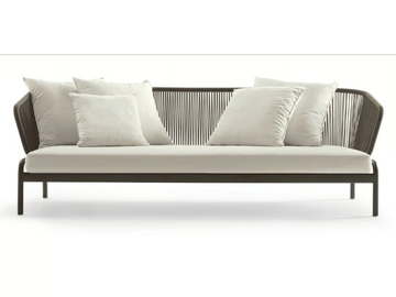 SPOOL 003 - 3 seater rope garden sofa by RODA