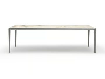 ROLF BENZ 250 YOKO - Rectangular garden table with Calacatta marble by Rolf Benz
