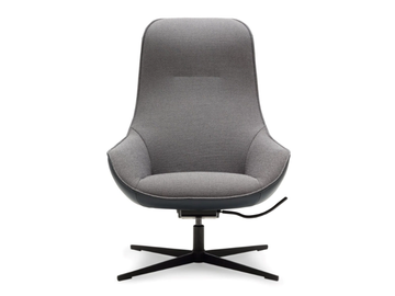 ROLF BENZ 582 MEG - Recliner armchair with 4-spoke base by Rolf Benz